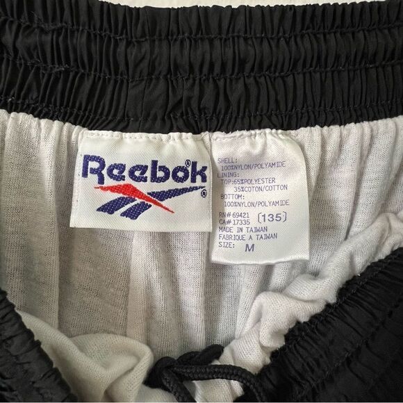 VTG Reebok Track Suit Women Med 90s Blue Purple Black Colorblock Y2K Black Pants - Picture 6 of 11